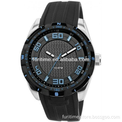 military watch silicone sporty watch rubber band chronograph watch 2013 new watch